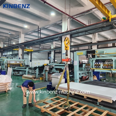 Rotary Shear Cut To Length Line With Peneumatic System Used In Collecting Plates